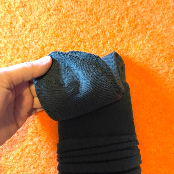 Lemon gray terry-lined tigh-highs overknee socks NWT - Picture 6 of 8